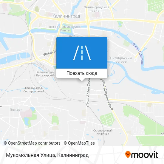 Карта Мукомольная Улица