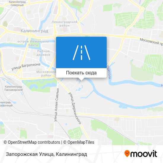 Карта Запорожская Улица
