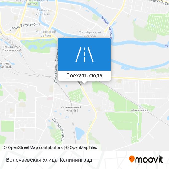 Карта Волочаевская Улица