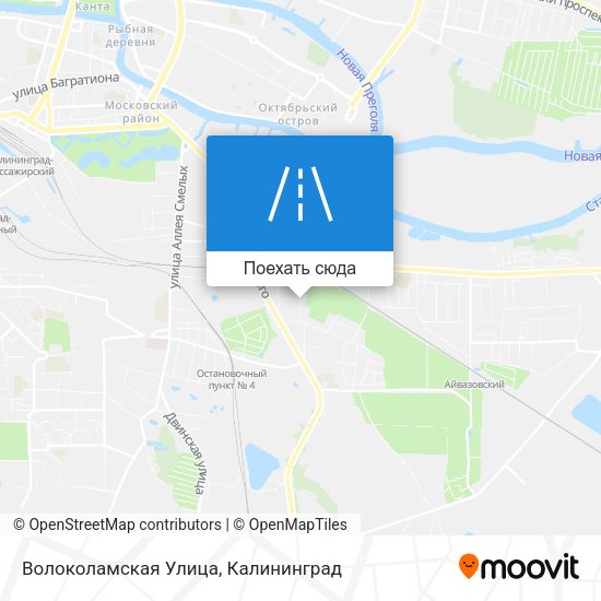 Карта Волоколамская Улица