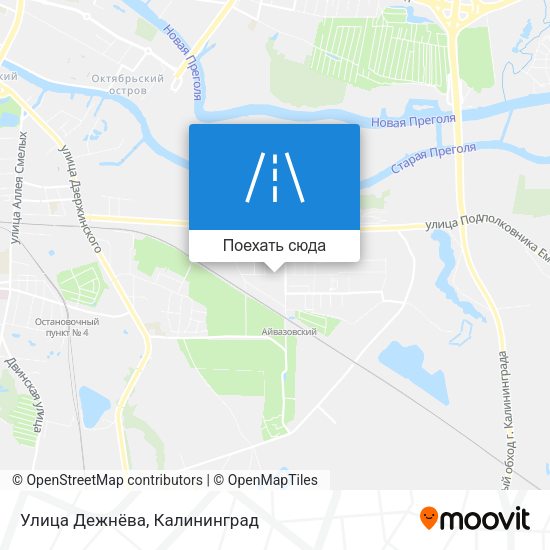 Карта Улица Дежнёва