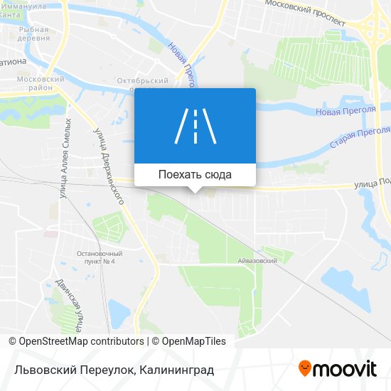 Карта Львовский Переулок
