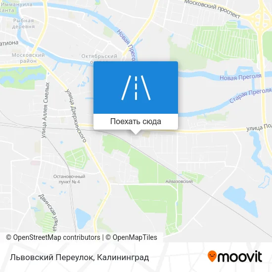 Карта Львовский Переулок