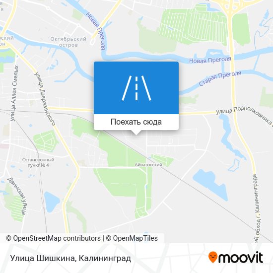 Карта Улица Шишкина