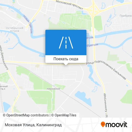 Карта Моховая Улица