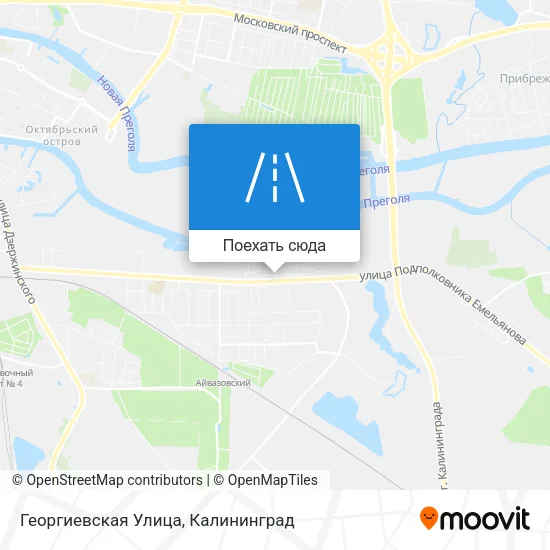 Карта Георгиевская Улица