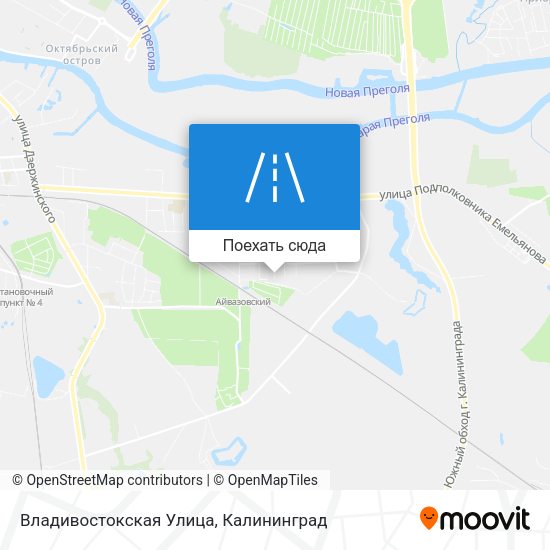 Карта Владивостокская Улица