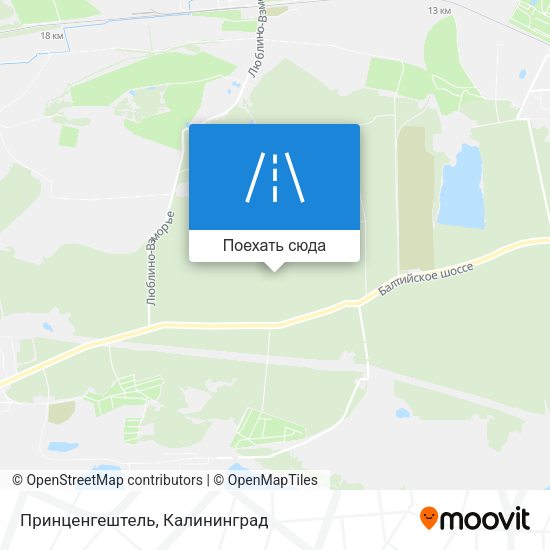 Карта Принценгештель