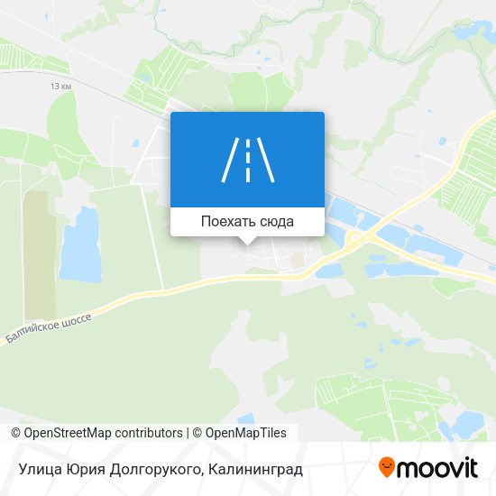 Карта Улица Юрия Долгорукого