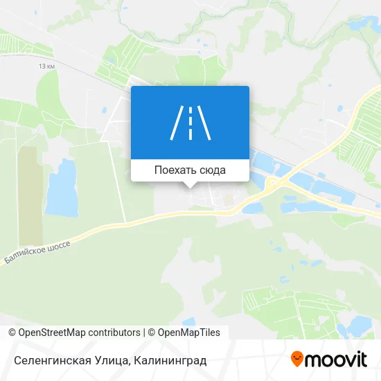 Карта Селенгинская Улица