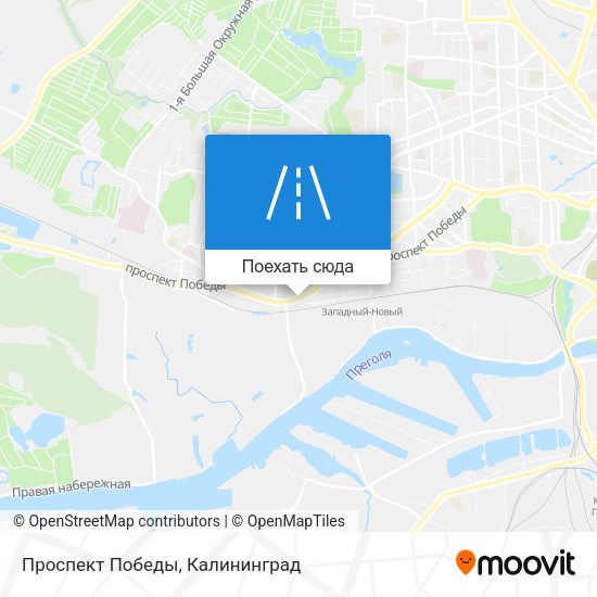 Карта Проспект Победы
