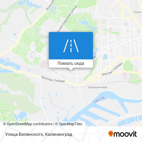 Карта Улица Белинского