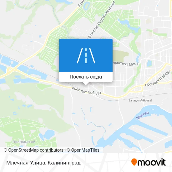 Карта Млечная Улица