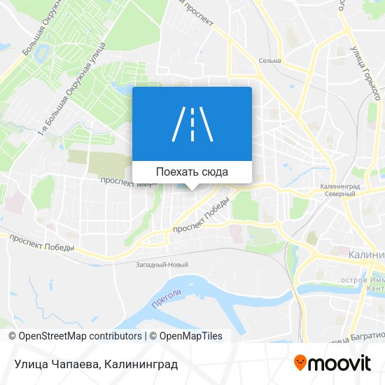 Карта Улица Чапаева