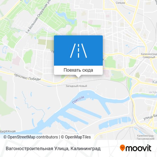 Карта Вагоностроительная Улица