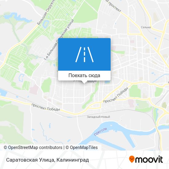 Карта Саратовская Улица