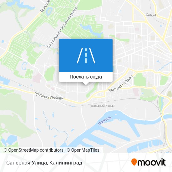 Карта Сапёрная Улица