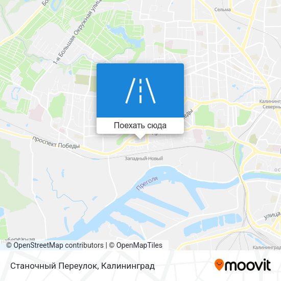 Карта Станочный Переулок
