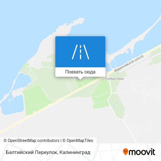 Карта Балтийский Переулок