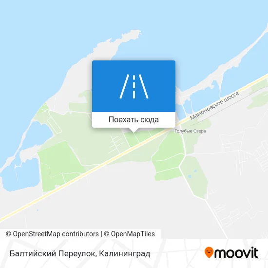 Карта Балтийский Переулок