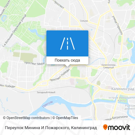 Карта Переулок Минина И Пожарского