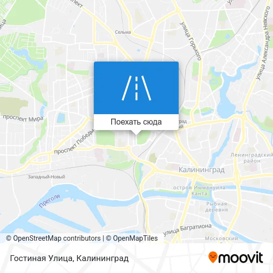 Карта Гостиная Улица