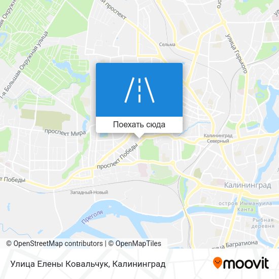 Карта Улица Елены Ковальчук