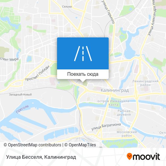 Карта Улица Бесселя