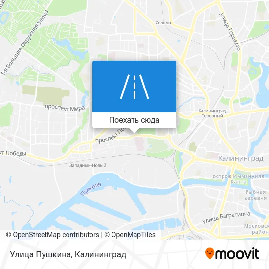 Карта Улица Пушкина
