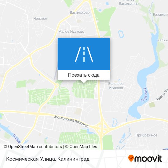 Карта Космическая Улица