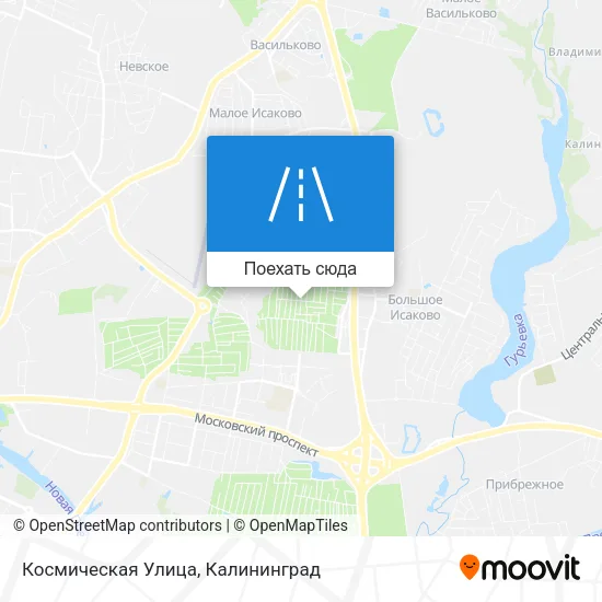 Карта Космическая Улица