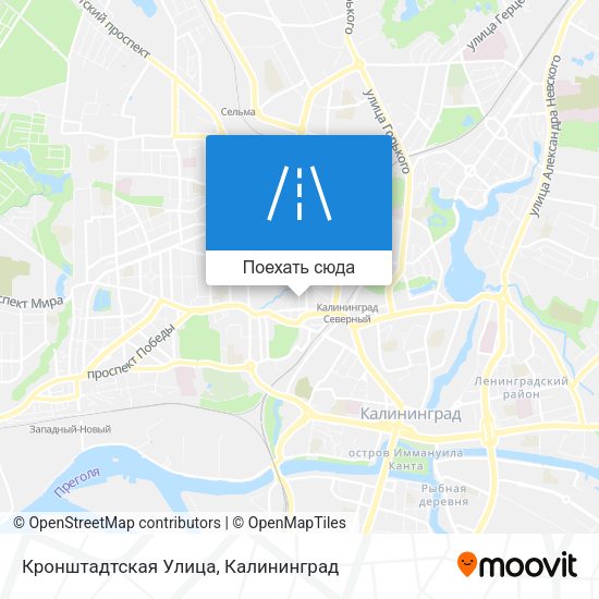 Карта Кронштадтская Улица