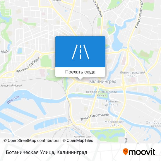 Карта Ботаническая Улица