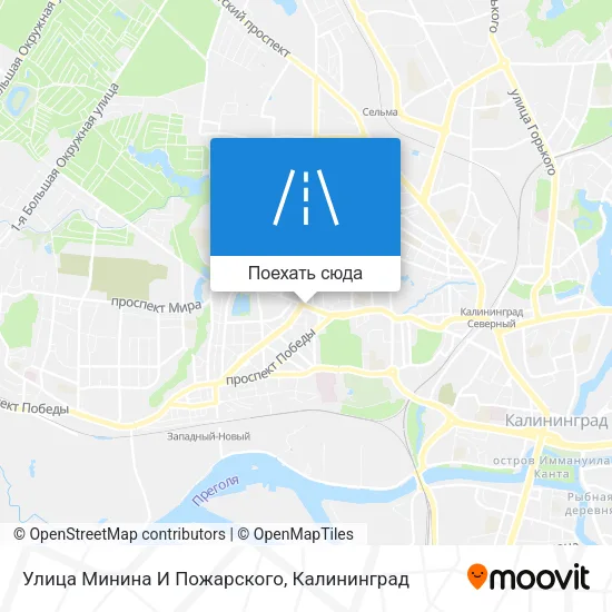 Карта Улица Минина И Пожарского