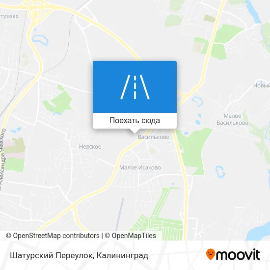 Карта Шатурский Переулок