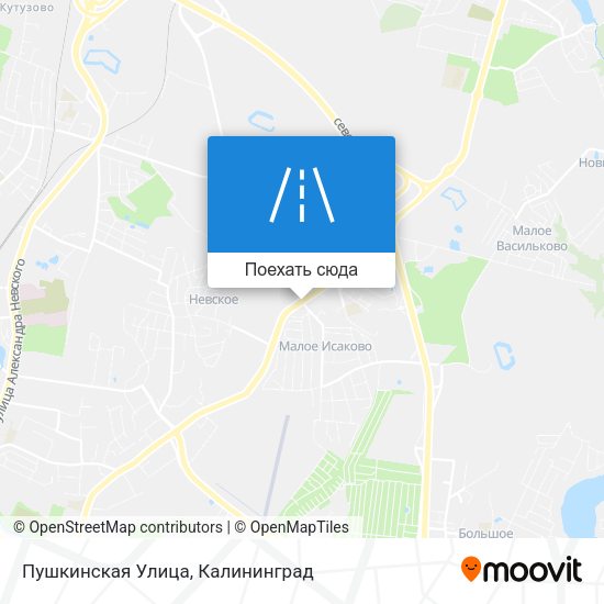 Карта Пушкинская Улица