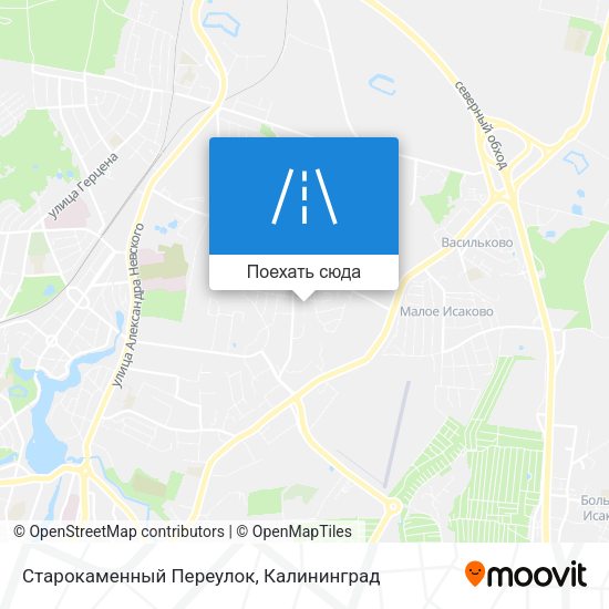 Карта Старокаменный Переулок