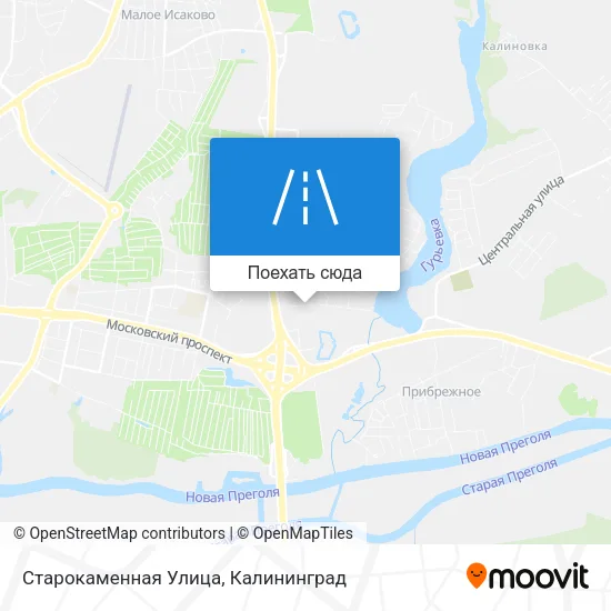 Карта Старокаменная Улица