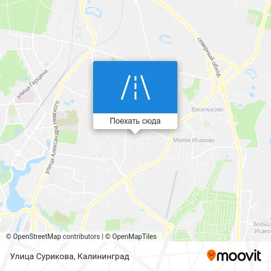 Карта Улица Сурикова