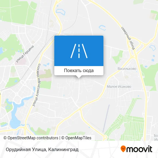 Карта Орудийная Улица
