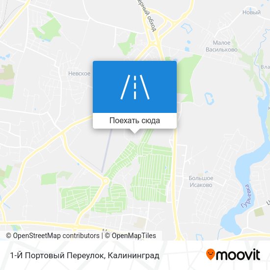 Карта 1-Й Портовый Переулок