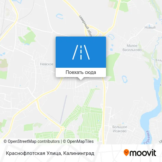 Карта Краснофлотская Улица