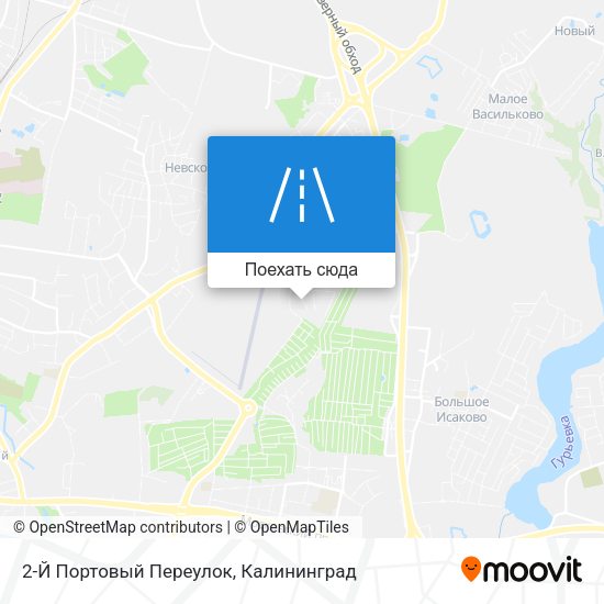 Карта 2-Й Портовый Переулок