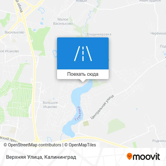 Карта Верхняя Улица