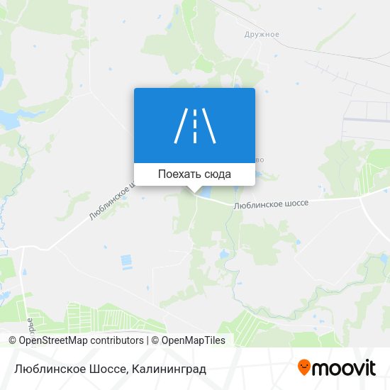 Карта Люблинское Шоссе