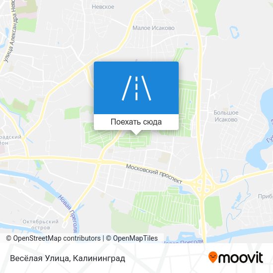 Карта Весёлая Улица