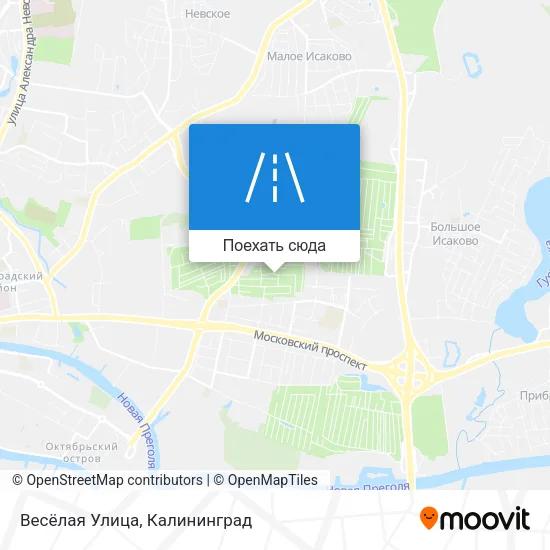 Карта Весёлая Улица