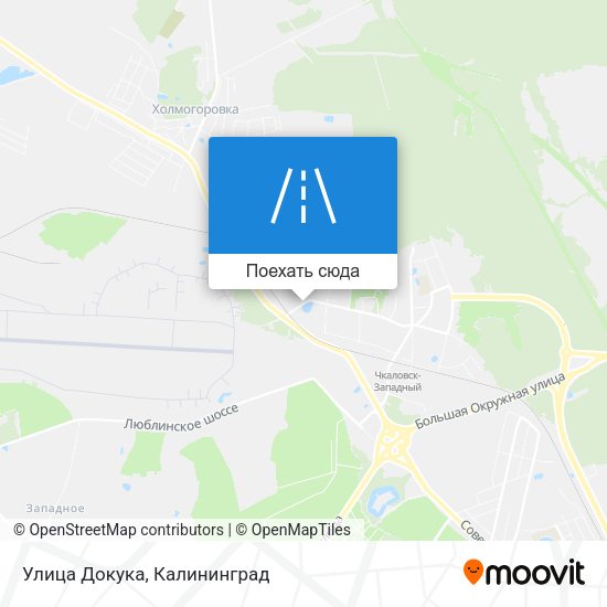 Карта Улица Докука
