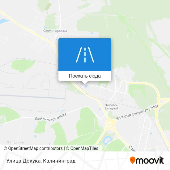 Карта Улица Докука