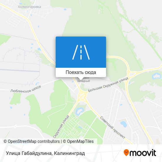 Карта Улица Габайдулина